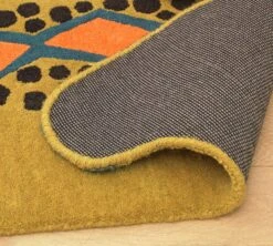 Habitat Kids Dragon Shaped Rug - Mustard - 100x150cm -Habitat Furni Sales 9627817 R Z003C