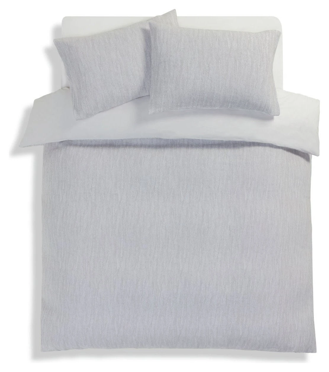 Habitat Cotton Matelassé Grey Bedding Set - Double Habitat Cotton Matelassé Grey Bedding Set - Double -Habitat Furni Sales 9627886 R Z002A