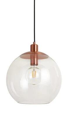 Habitat Coleman Metal Pendant Light - Copper 2 Habitat Coleman Metal Pendant Light - Copper -Habitat Furni Sales 9628081 R Z001C