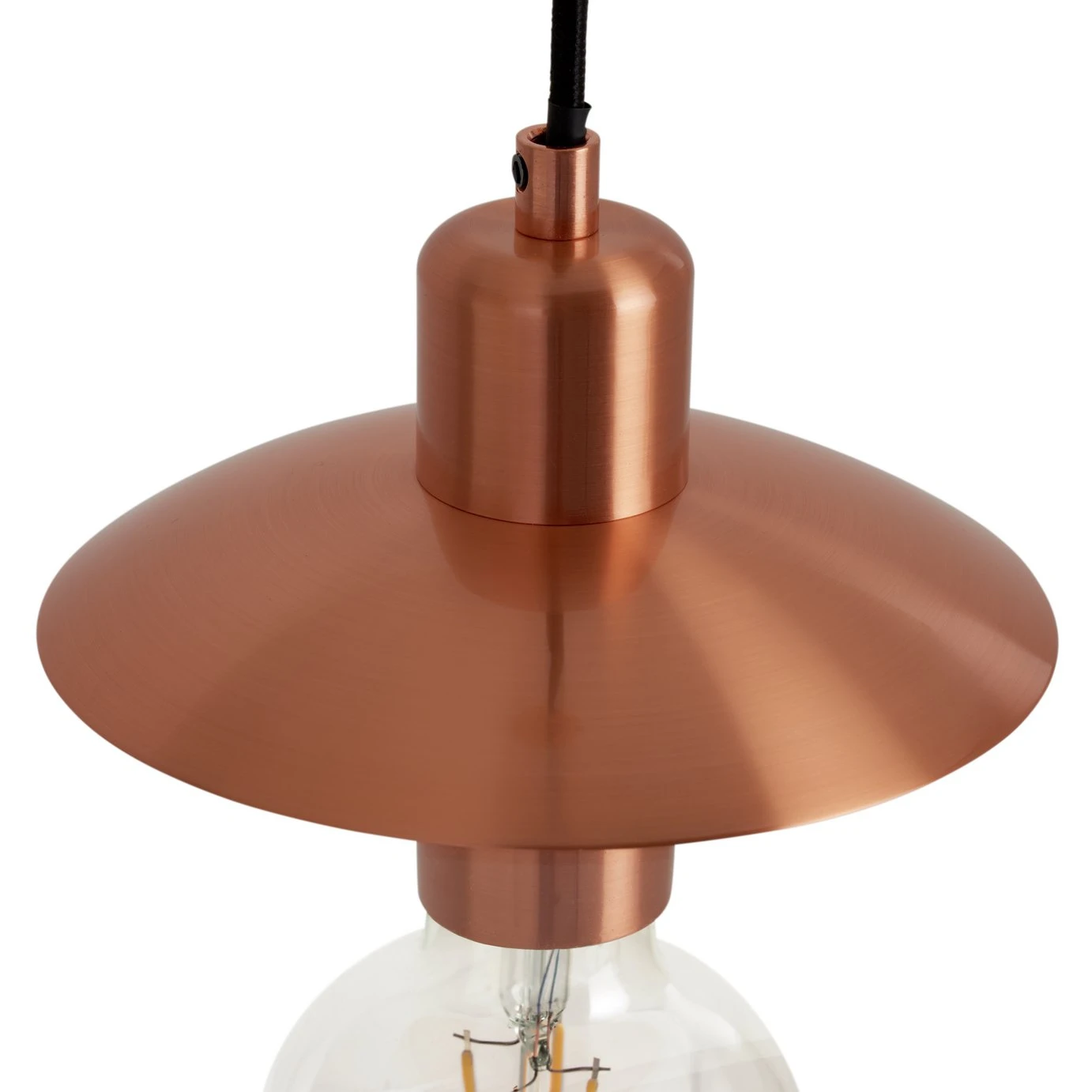 Habitat Coleman Metal Pendant Light - Copper Habitat Coleman Metal Pendant Light - Copper -Habitat Furni Sales 9628081 R Z002A