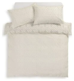 Habitat Cotton 200TC Geo Silver & Cream Bedding Set - Single -Habitat Furni Sales 9629152 R Z004A