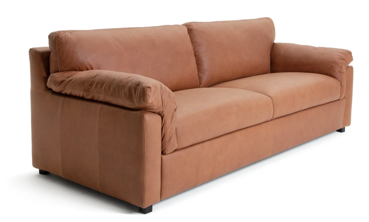Habitat Florence Leather 4 Seater Sofa - Tan Habitat Florence Leather 4 Seater Sofa - Tan -Habitat Furni Sales 9629808 R Z004A
