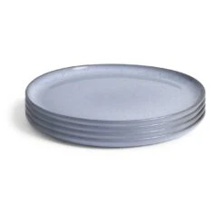Habitat Evora 4 Piece Stoneware Side Plates - Blue 2 Habitat Evora 4 Piece Stoneware Side Plates - Blue -Habitat Furni Sales 9631102 R Z002A