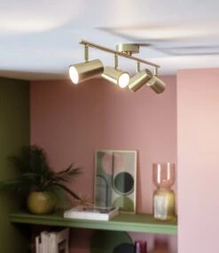 Habitat Este 4 Light Spot Light - Brass -Habitat Furni Sales 9633722 R Z002C