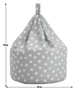 Habitat Kids Grey Stars Bean Bag -Habitat Furni Sales 9644199 R E001