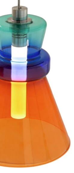 Habitat Vivian Glass LED Ceiling Light - Multicoloured -Habitat Furni Sales 9694022 R Z002A